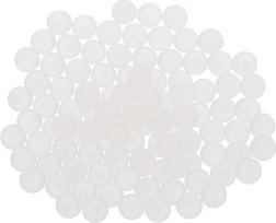 QUARKZMAN 300 plastikinių guolių rutuliukų, 6 mm, kieti plastikiniai rutuliukai, tikslūs guolių rutuliukai, balti