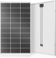 Saulės kolektorius, didelio efektyvumo monokristalinis saulės modulis, aliuminio rėmo saulės kolektorius, 12 V/24 V fotovoltinis modulis, idealiai tinka balkono elektrinei, namo stogui (baltas saulės kolektorius, 170 W saulės kolektorius)