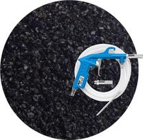 Smėliavimo rinkinys "Asilikos" su smėliavimo pistoletu ir 25 kg "Asilikos" smėliavimo medžiagos (0,2-0,8 mm)