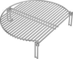tikfire Nerūdijančio plieno kepimo grotelės, skirtos anglimis kūrenamoms kepsninėms ir keraminėms kepsninėms, "Weber" kepsninės, suderinamos su "Big Green Egg", "Kamado Joe Classic", "Rust" kepsninių priedais