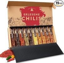 TIMBER TASTE® aštrių čili prieskonių dovanų rinkinys vyrams ir moterims [iki 1 200 000 aštrumo taškų] | 10 vienetų rinkinys su visu aštrumo spektru | Specialios čili rinkinio dovanos vyrams ir aštrumo mėgėjams