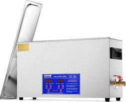 VEVOR 10L ultragarsinis valytuvas Ultragarsinis valymo įrenginys 300W profesionalus ultragarsinis valymo įrenginys su laikmačiu ir šildytuvu, 40 kHz skaitmeninis ultragarsinis valytuvas su krepšeliu