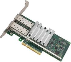 X520 DA2 10Gb SFP+ PCIE tinklo kortelė Konverguota dvigubo SFP+ prievado PCIE X 8 PCI Express Ethernet LAN adapteris serveriui