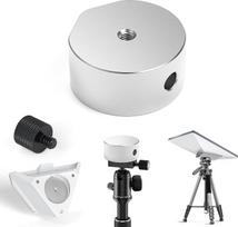 XLTTYWL 2025 "Starlink Mini" trikojo adapteris, aliuminio "Mini Starlink" laikiklis su 1/4 "-20" ir 3/8 "-16" sriegiu, suderinamas su "Mini Star Link" vamzdžio adapteriu ir plokščiu laikikliu (skirtas 2025 "Starlink Mini")