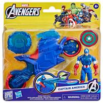 AVENGERS  Kapitono Amerikos skydus šaudantis motociklas, 10 cm