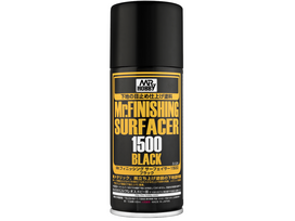 Mr.Hobby - Mr. Finishing Surfacer gruntas 1500 juodas balionėlyje, 170 ml, B-526