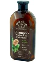 HERBAL TRADITIONS Plaukų šampūnas su kedru, suteikiantis apimties ir tvirtumo plaukams, 500 ml