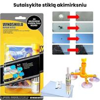 Stiklo įskilimų taisymo rinkinys
