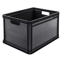 La Ka Pe Transportavimo dėžė su keliamąja galia iki 30kg Robert 60x40x32cm 64L grafito spalvos 4052396010039