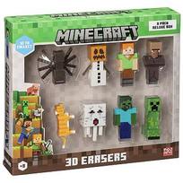 P.m.i. Kids World MINECRAFT 3D ERASERS - 8 PACK DELUXE BOX VER.B MC4070B