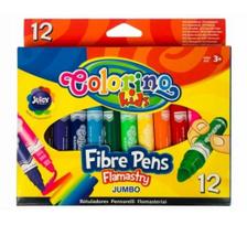 Flomasteriai Colorino Kids Jumbo, 12 spalvų