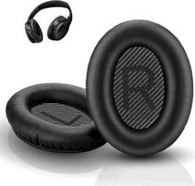 "Bose Quietcomfort 35" ausinių "Bose Quietcomfort 35" ausinių pakaitiniai įdėklai, suderinami su QC 45 QC35 ii QC25 QC25 QC15 Ae2 Ae2i ausinėmis, patogūs ir patvarūs (juodi)