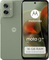 "Motorola Moto g55 5G" išmanusis telefonas (6,49" FHD+ ekranas, 50 MP kamera, 8/256GB, 5000 mAh, "Android 14") Dūminės žalios spalvos (veganinė oda) + apsauginis dangtelis [Amazon išskirtinis]