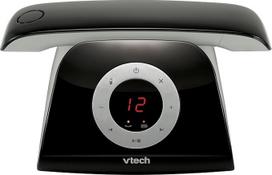 "VTech LS1350" retro dizaino belaidis DECT belaidis telefonas su skaitmeniniu atsakikliu, skambučių blokavimo, laisvų rankų įranga ir pakartotinio rinkimo funkcija, apšviestu ekranu ir klaviatūra