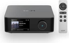 "WiiM Amp Ultra" su nuotolinio valdymo pulteliu "Voice Remote 2" | 100 W transliacijos stiprintuvas su ESS ES9039Q2M DAC ir dviem TI TPA3255 stiprintuvais | Integruotas "RoomFit" ekvalaizeris ir jutiklinis ekranas | HDMI ARC, optiniai ir RCA įėjimai | Kos