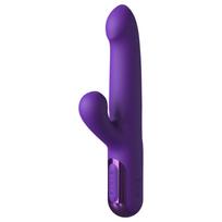 Fantasy For Her - 2in1 vibratorius ir klitorio stimuliatorius - violetinis