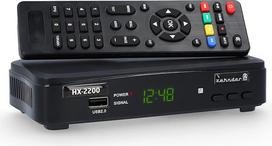 ZEHNDER HX-2200 skaitmeninis palydovinis imtuvas, skirtas AAC-LC, PVR, HDMI, SCART, USB, koaksialinis - Palydovinis imtuvas HD su vienu kabeliu - HX-2200 skaitmeninis HD palydovinis imtuvas TV
