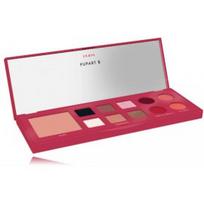 Pupa Pupart S Palette Burgundy makiažo paletė veidui, akims ir lūpoms - 11,2 g.