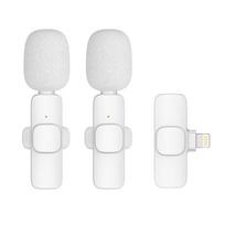 Wireless lavalier microphone Lightning dual (set of 2) K1 white