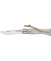 Opinel Colorama 06 inox griebtuvas pilkas peilis su dirželiu