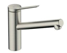 kitchen sink mixer Zesis 150, 1jet, stainless steel finish 74802800