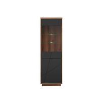Vitrina Forn 1D1W, ruda/juoda