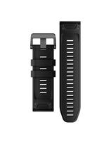 Fenix 7X / 6X / 5X / Fenix 7X Pro/epixPRO (g2) 26mm QuickFit Juoda silikoninė apyrankė