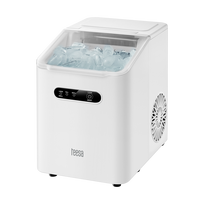 TEESA EASY ICE ledo gaminimo aparatas, 11 kg ledo, 1 l, 110 W, du kubelių dydžiai, savaiminis valymas