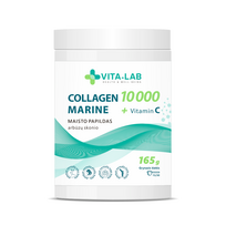 VITA-LAB Kolagenas marine10000+vitaminas C, 165g miltelių