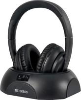"Retekess TA006" belaidės ausinės televizoriui, belaidės ausinės su įkrovimo stotele, 30 metrų atstumas, 8 valandų baterijos talpa Stereo ausinės su 3,5 mm, RCA įvestimi, koaksialiniu kabeliu, garso linija