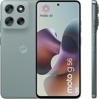 Motorola Moto g56 5G išmanusis telefonas (6,72" FHD+ ekranas, 50 MP kamera su "Moto-AI", 8/256GB, 5100 mAh, "Android 15") Pantone Gray Mist, su apsauginiu dangteliu - specialiai "Amazon