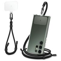 Telefono laikiklis Universalia diržai - SPIGEN - Diržų rinkinys - Petneša 790mm - Rankena 220mm - Juoda