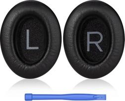 Replacement Ear Pads for Bose Quietcomfort 45 Headphones - Compatible with QC45 Over-Ear Headphones, Replacement Cushion with Softer Protein Leather, Noise Isolating Memory Foam