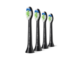 PHILIPS | Replacement Brush Heads | HX6064/88 Sonicare Optimal White | Heads | For Adults | 4 Brush Heads Included | Black