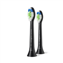 PHILIPS | Replacement Brush Heads | HX6062/88 Sonicare Optimal White | Heads | For Adults | 2 Brush Heads Included | Black