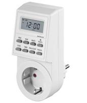 MicroConnect Digital day  AND  week timer clock 12- or 24h display