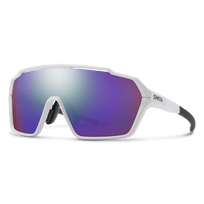 Akiniai Smith SHIFT MAG / White + ChromaPop Violet Mirror