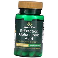 R-frakcija alfa-lipo rūgšties, R-Fraction Alpha Lipoic Acid Triple Strength 300, Swanson  30 kapsulių (70280054) 30caps