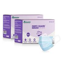 Romsons Dispo Guard 3 sluoksnių vienkartinė kaukė su minkščiausiu neaustiniu audiniu white