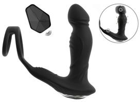 Rebel RC Vibrating Prostate Plug with Nodding Function Black