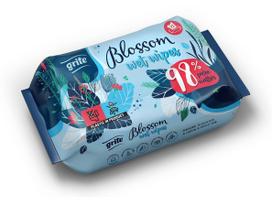 Drėgnos servetėlės Grite Blossom wet wipes 98 %, pure water, 72 vnt