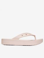 CROCS Moteriškos paplūdimio šlepetės, CLASSIC PLATFORM FLIP W