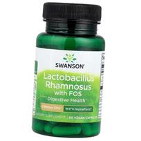 Probiotikas, Lactobacillus Rhamnosus su FOS, Swanson 60 daržovių kapsulių (69280036) 60vcaps