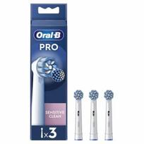 Oral-B Pro Sensitive Clean šepetėliai dantų šepetėliui, 3 vienetų pakuotė