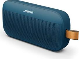 "Bose SoundLink Flex" nešiojamasis "Bluetooth" garsiakalbis (2 kartos), nešiojamasis lauko garsiakalbis, skleidžiantis tikrovišką garsą, iki 12 valandų veikianti baterija, atsparus dulkėms ir vandeniui, sutemų mėlynos spalvos