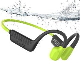 Ausinės Plaukimo kaulų garso ausinės "Bluetooth 5.4", IP68 vandeniui atsparios kaulų laidumo ausinės Plaukimo ausinės su 32GB MP3 grotuvo atmintimi, atviros ausinės plaukimui Bėgimas