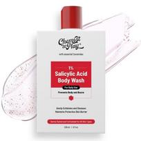 Chemist at Play 1% Salicilo rūgšties kūno prausiklis 236 ml | Be parabenų ir SLS | Švelnus šveičiamasis dušo gelis | Apsaugo nuo kūno spuogų, nelygios odos