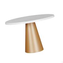 Kepinių padėklas apvalus torto stovas ypatingoms progoms S Gold beige
