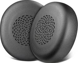SOULWIT baltyminės odinės pakaitinės ausinių pagalvėlės "Jabra Evolve2 75" belaidėms ausinėms (netinka "Evolve 75"), pagalvėlės su triukšmo izoliacijos putomis