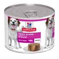 Hills Science Plan Dog Adult 1-6 Small & Mini Beef Mousse 200 g | 14552 | 052742067179